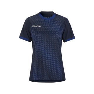 Koszulka sportowa Craft Evolve 2.0 Graphic Jersey (wytrzymała, lekka) granatowa damska